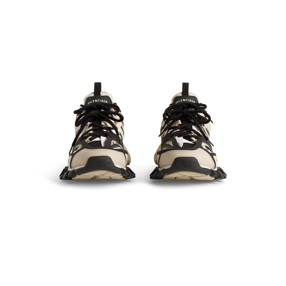 SNEAKER TRACK EN BEIGE/NOIR
