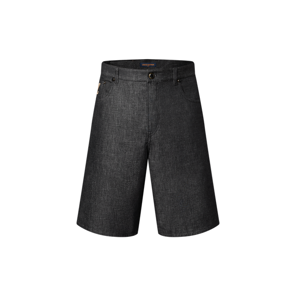 Short en chambray