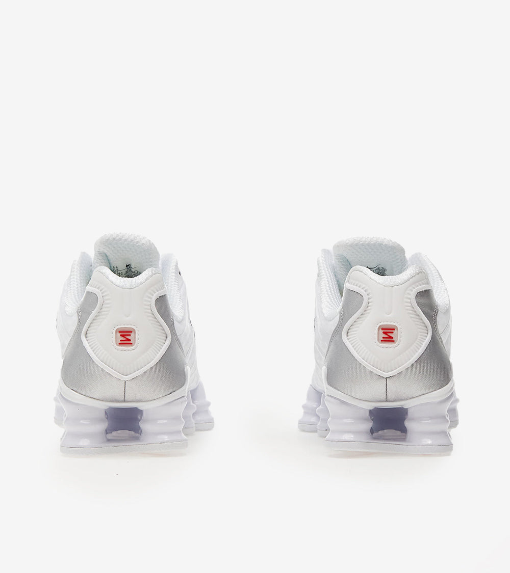 Nike Shox TL White Metallic Silver Max Orange (Women's)