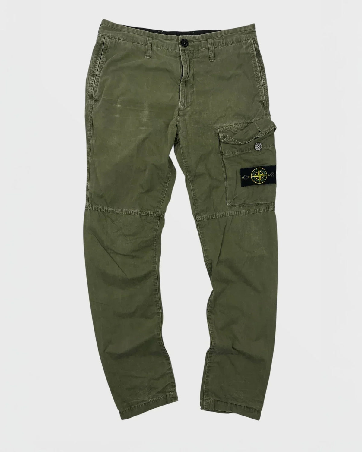 Stone Island pantalon cargo Vert
