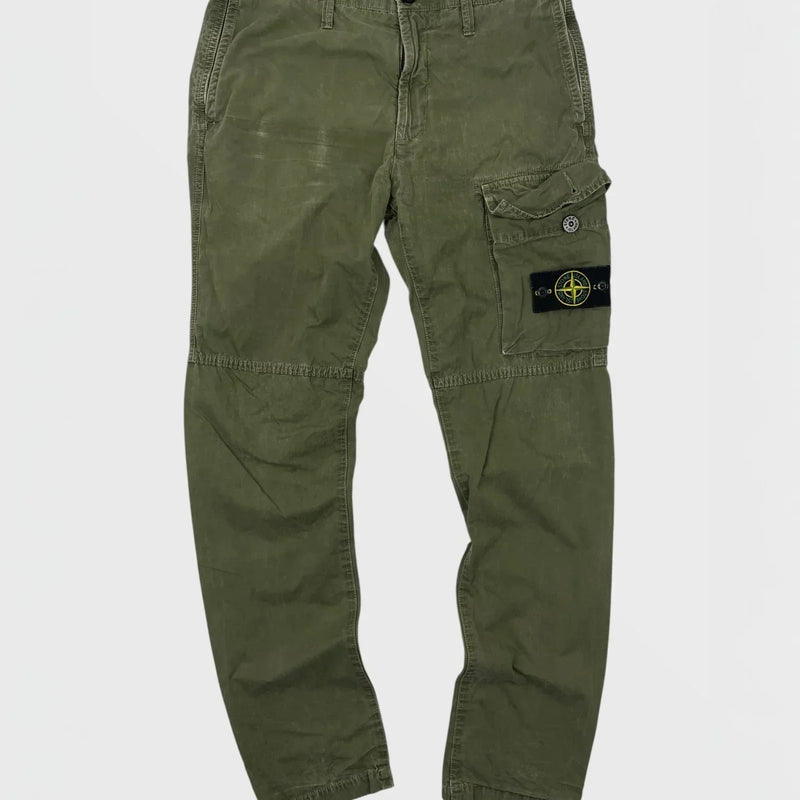 Stone Island pantalon cargo Vert