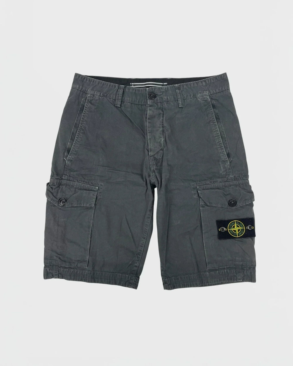 Stone Island short Gris (4)