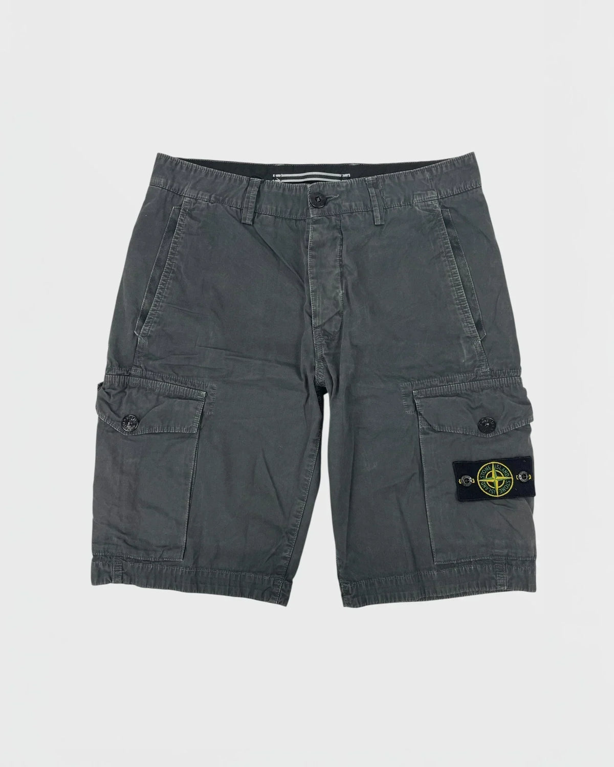 Stone Island short Gris (4)