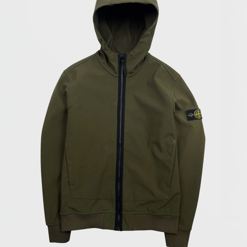 Stone Island veste softshell Vert