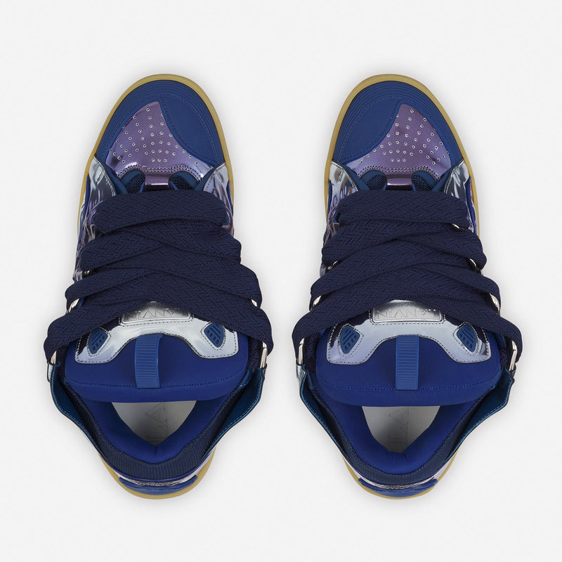 LANVIN METALLIC CORNFLOWER