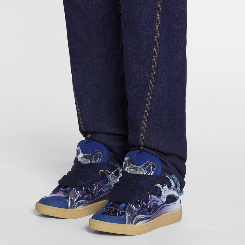 LANVIN METALLIC CORNFLOWER