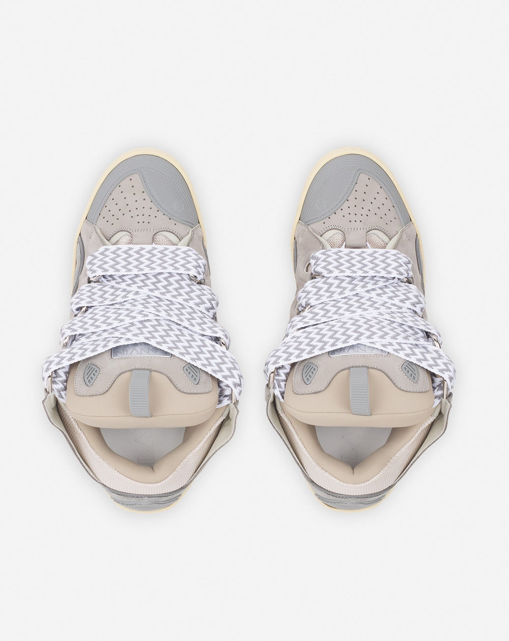 LANVIN LEATHER CURB GRIS