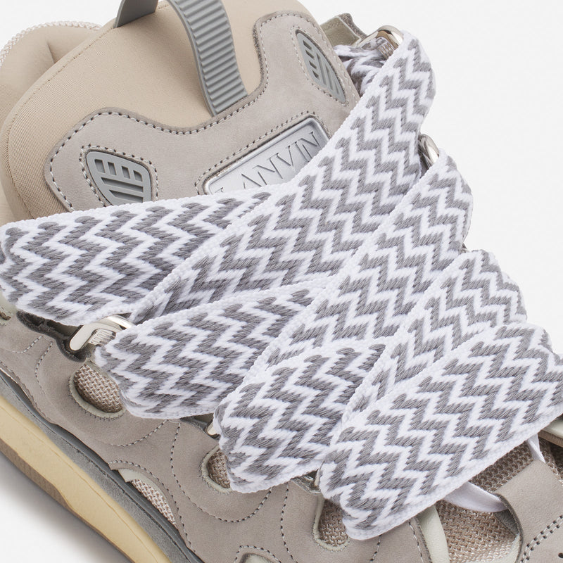 LANVIN LEATHER CURB GRIS