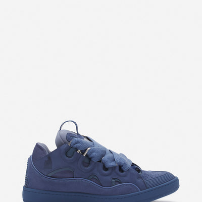 LANVIN LEATHER CURB BLEU MARINE