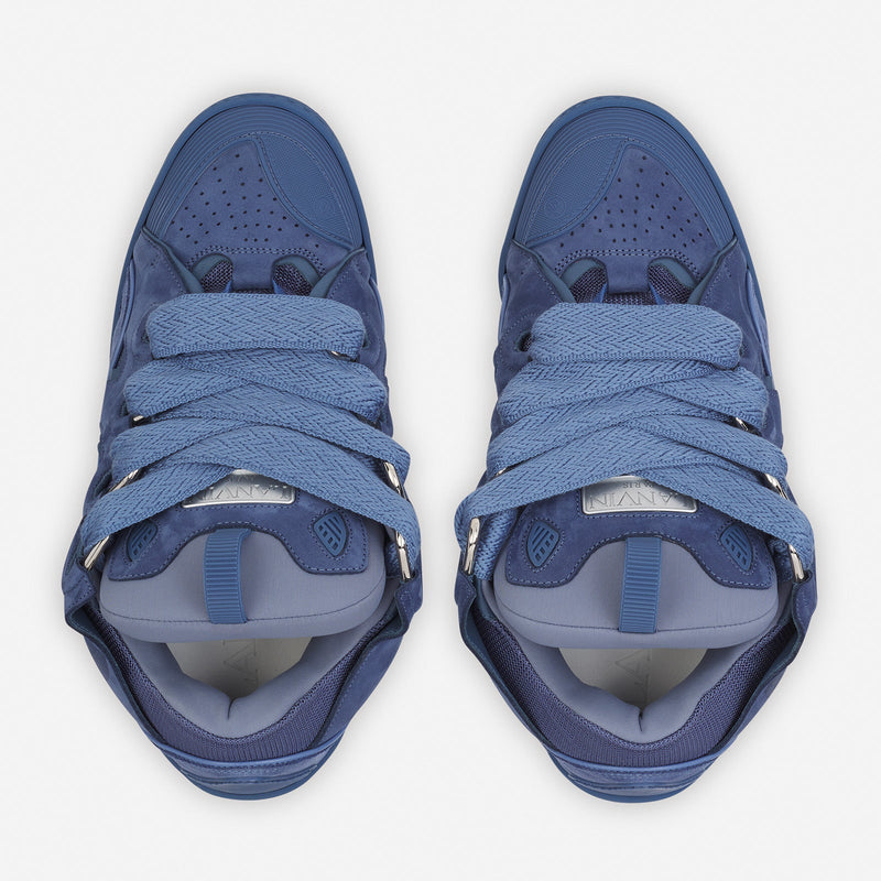 LANVIN LEATHER CURB BLEU MARINE