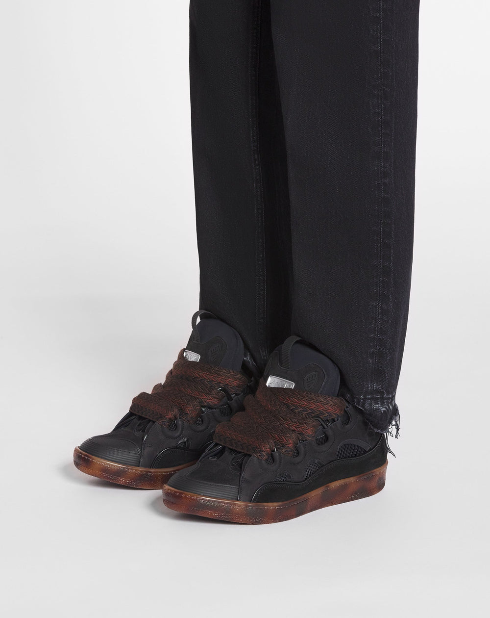 LANVIN BLACK AND BROWN