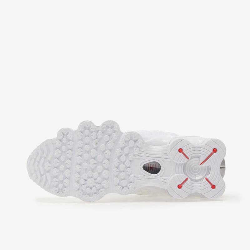 Nike Shox TL White Metallic Silver Max Orange (Women's)