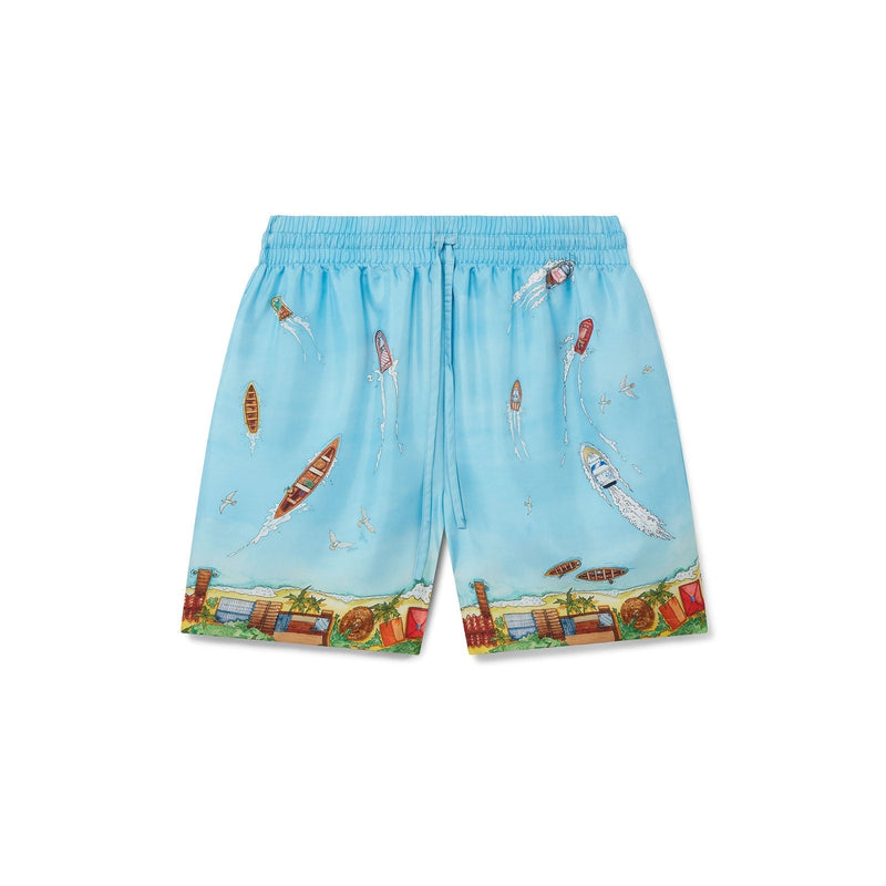 Maison Sur Piloti Silk Shorts