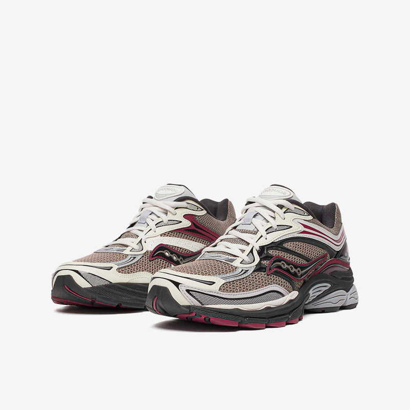 Saucony ProGrid Omni 9 Tomorrow, Meet Yesterday Pack Tan Maroon