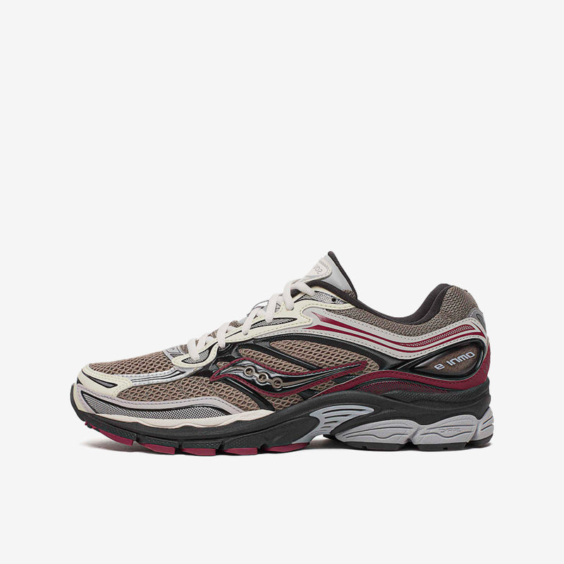 Saucony ProGrid Omni 9 Tomorrow, Meet Yesterday Pack Tan Maroon