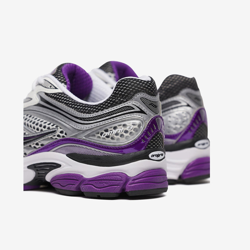 Saucony ProGrid Omni 9 White Black Silver Purple
