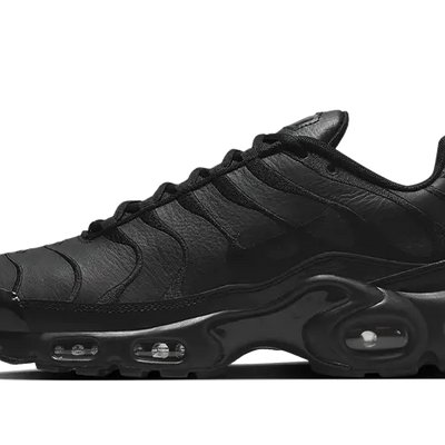 Nike® Air Max Plus Triple Black Leather