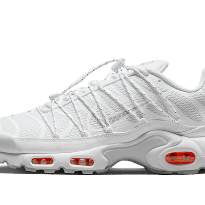 Nike® Air Max Plus Utility White Safety Orange