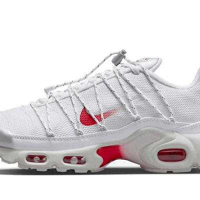 Nike® Air Max Plus Utility White Silver Red